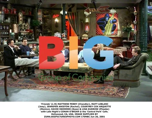 Friends Cast with Conan O'Brien