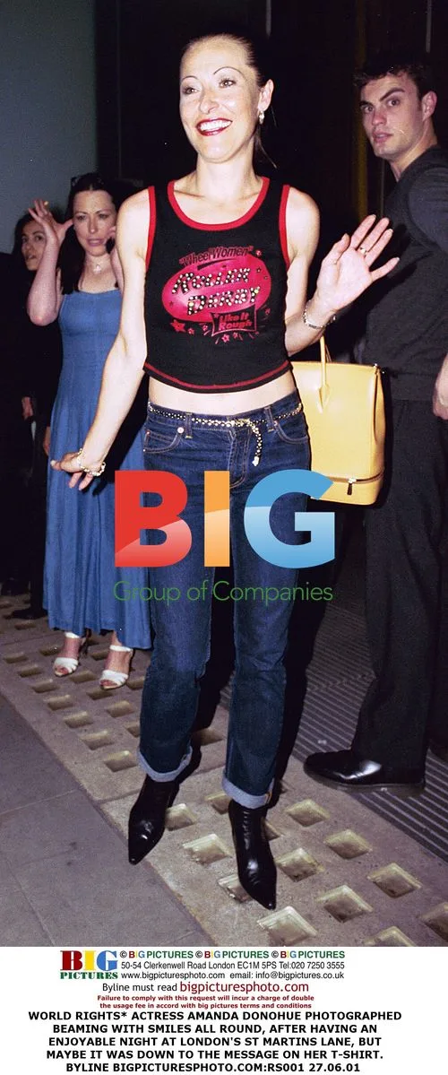 Amanda Donohue Smiling After Night Out