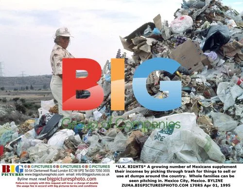 Mexicans Supplement Incomes by Scavenging Trash