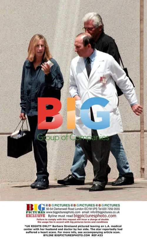 Barbara Streisand Leaves L.A. Medical Center