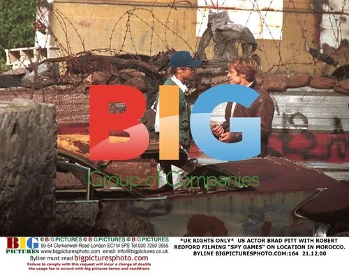 Brad Pitt and Robert Redford Filming "Spy Games" in Morocco