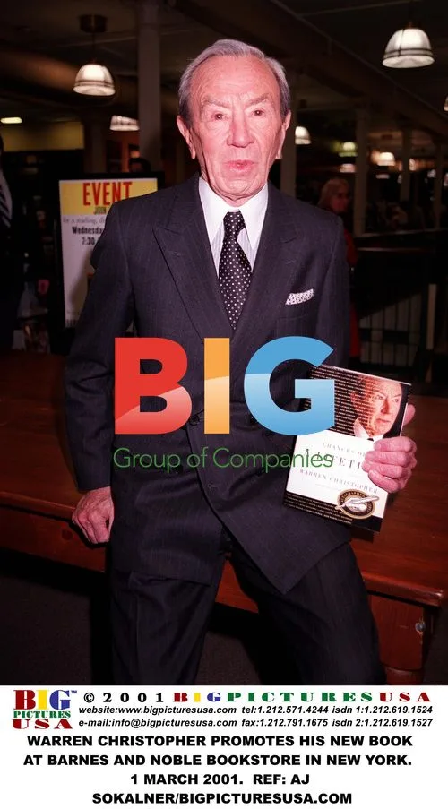 Warren Christopher Promotes New Book in NYC