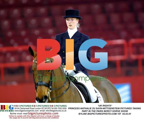 Princess Nathalie at Paris Bercy Horse Show