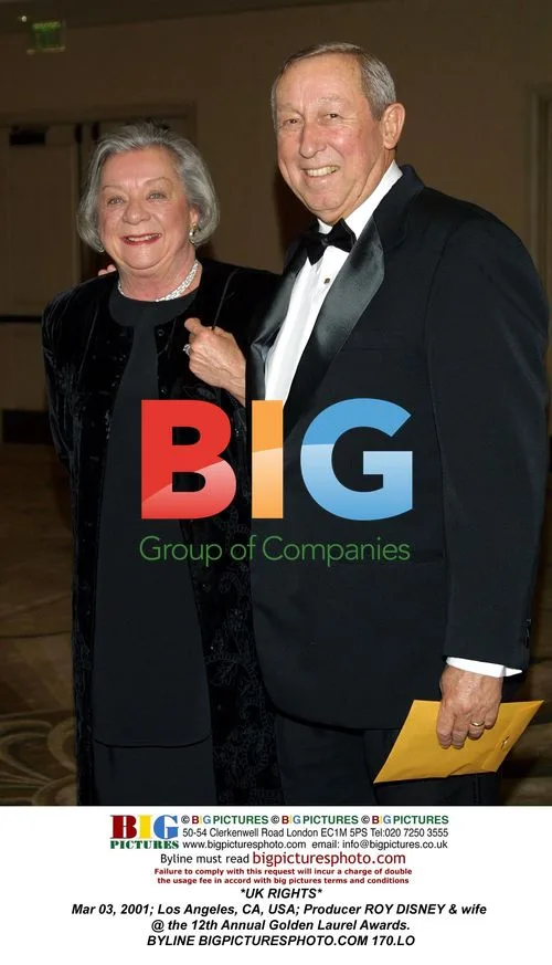 Roy Disney & Wife at Golden Laurel Awards