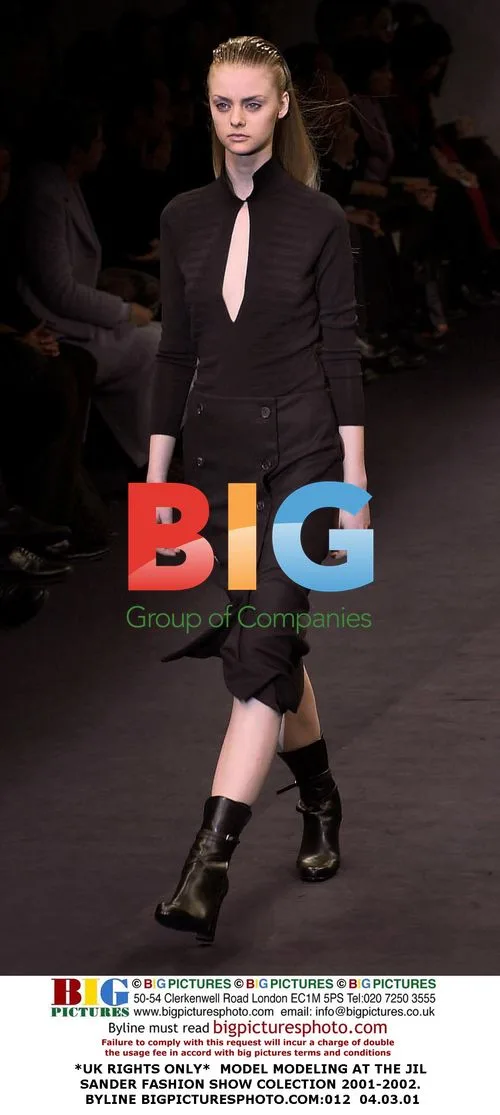Model at Jil Sander Fashion Show 2001-2002