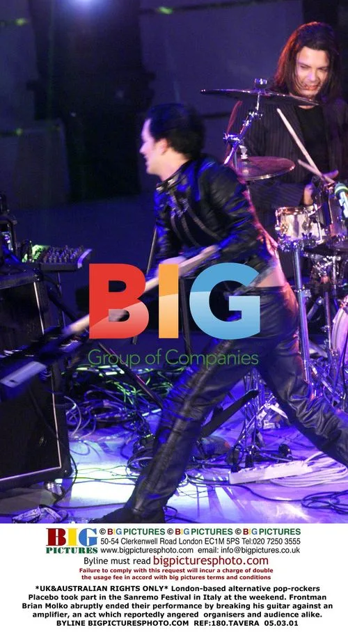 Placebo Frontman Smashes Guitar at Sanremo Festival