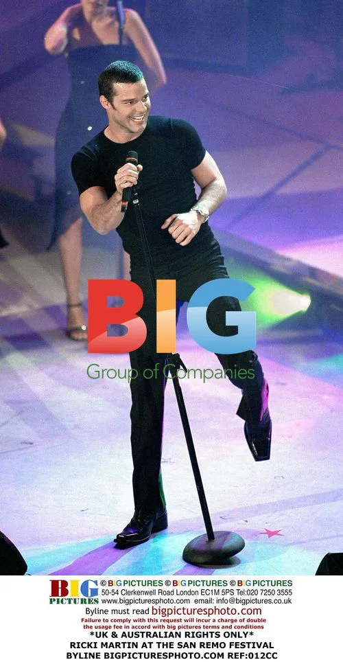 Ricki Martin at San Remo Festival