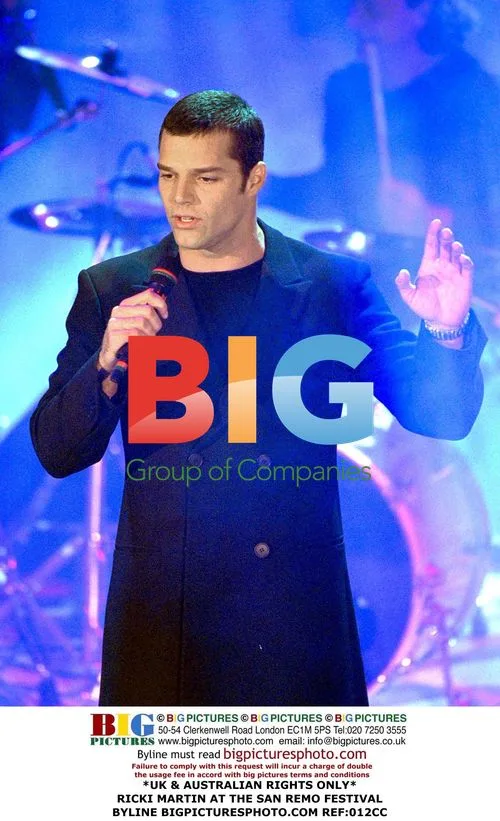 Ricki Martin at San Remo Festival