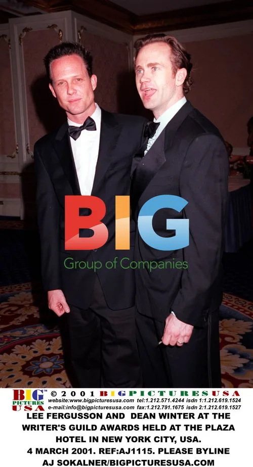 Lee Fergusson and Dean Winter at Writer's Guild Awards