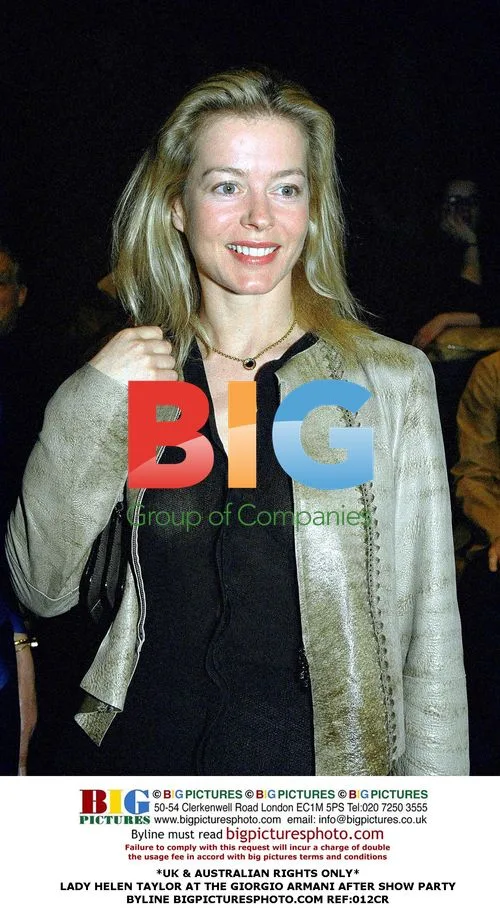 Lady Helen Taylor at Giorgio Armani after-show party