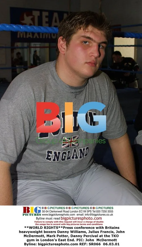 Heavyweight boxers press conference in London