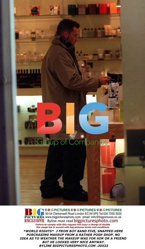 J from Boy Band Five Shopping for Makeup