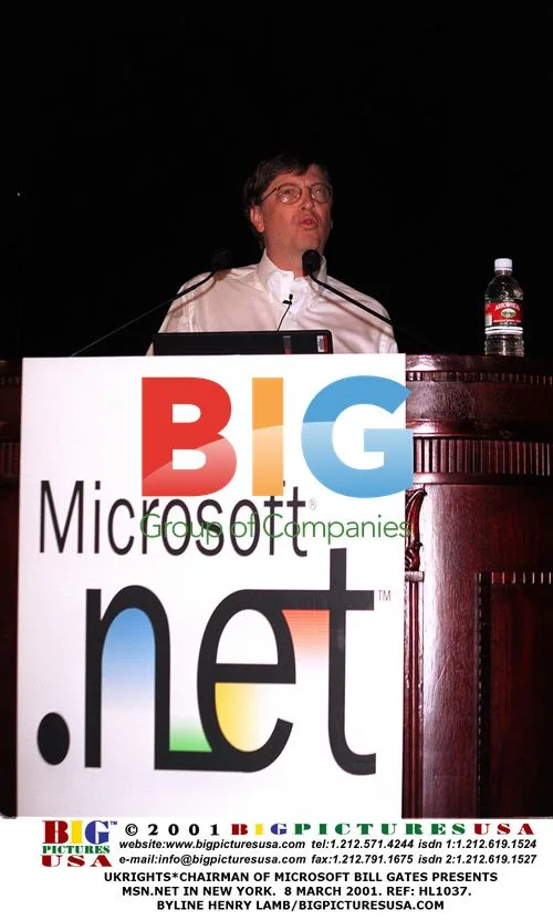 Bill Gates Presents MSN.net in New York