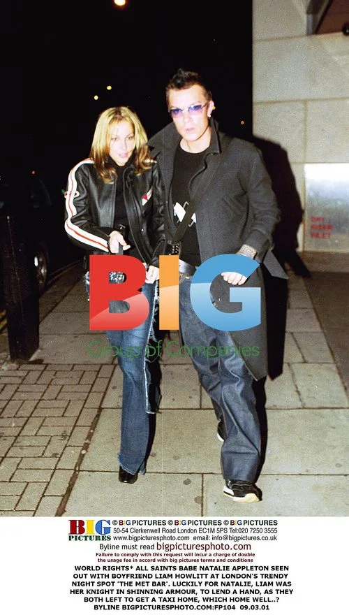 Natalie Appleton and Liam Howlitt Spotted at The Met Bar
