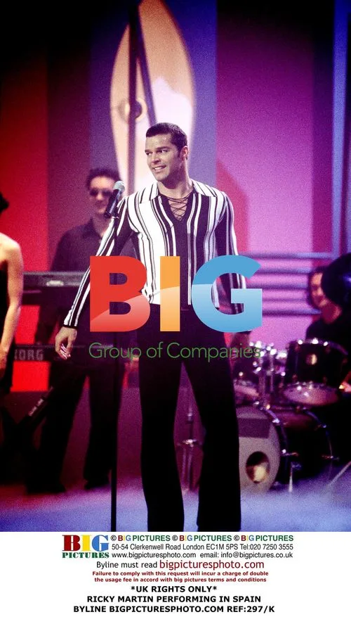 Ricky Martin Performing in Spain