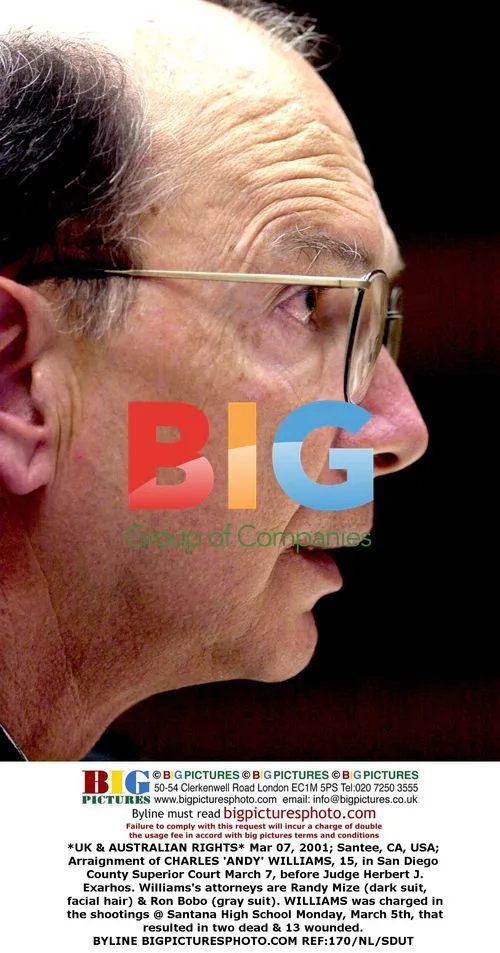 Arraignment of Charles 'Andy' Williams