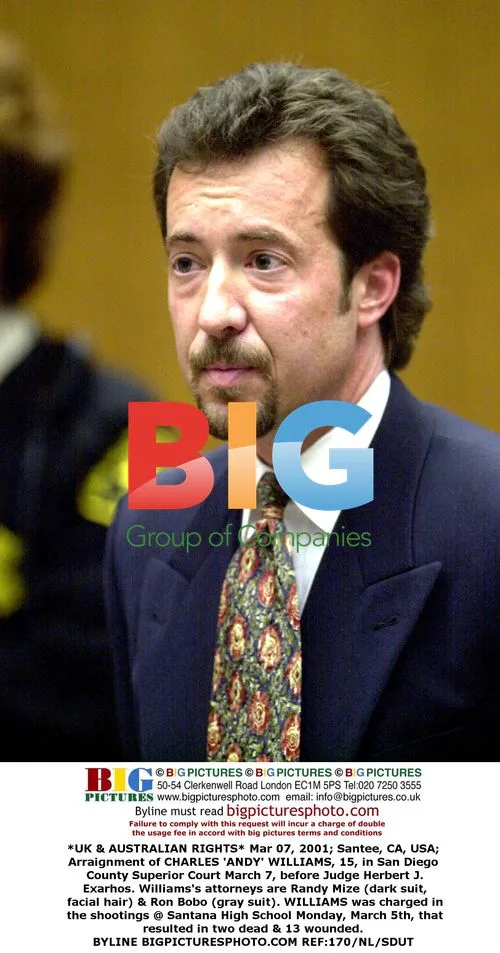 Arraignment of Charles 'Andy' Williams