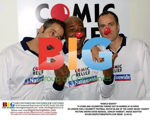 Comic Relief Celebrity Football Match at Olympia