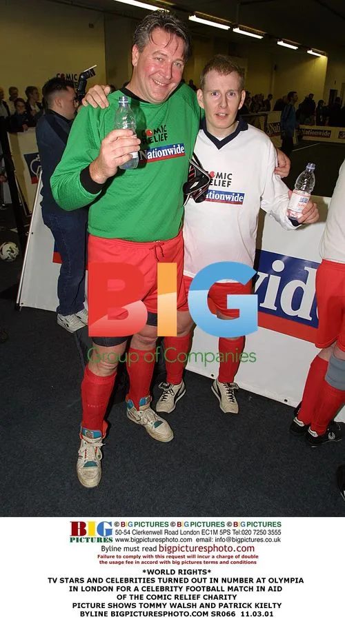 Celebs at Comic Relief Charity Football Match