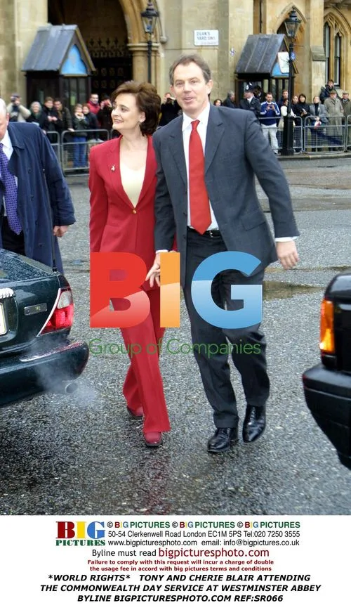 Tony and Cherie Blair at Commonwealth Day Service