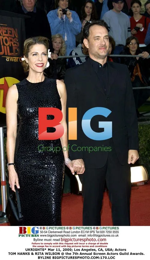Tom Hanks and Rita Wilson at the 7th Annual SAG Awards