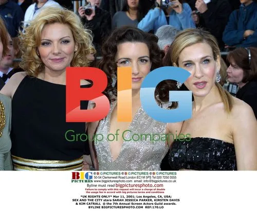 Sarah Jessica Parker, Kirsten Davis & Kim Catrall at SAG Awards