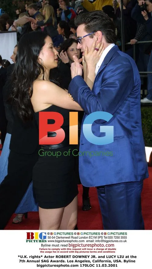Robert Downey Jr. and Lucy Liu at SAG Awards