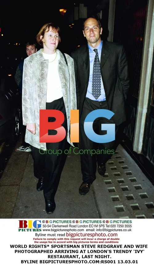 Steve Redgrave and Wife at The Ivy