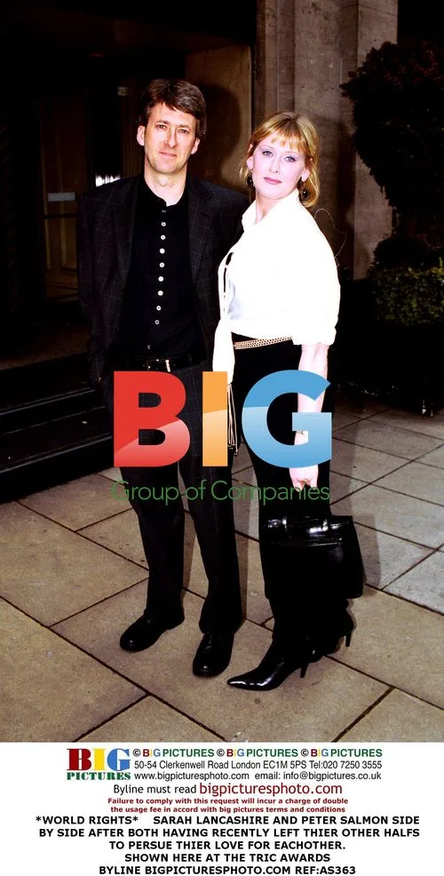 Sarah Lancashire and Peter Salmon at TRIC Awards