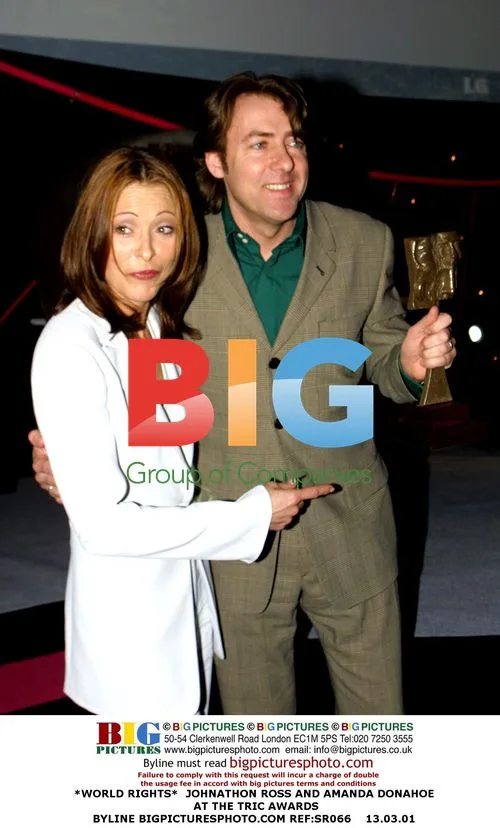 Johnathon Ross and Amanda Donahoe at TRIC Awards