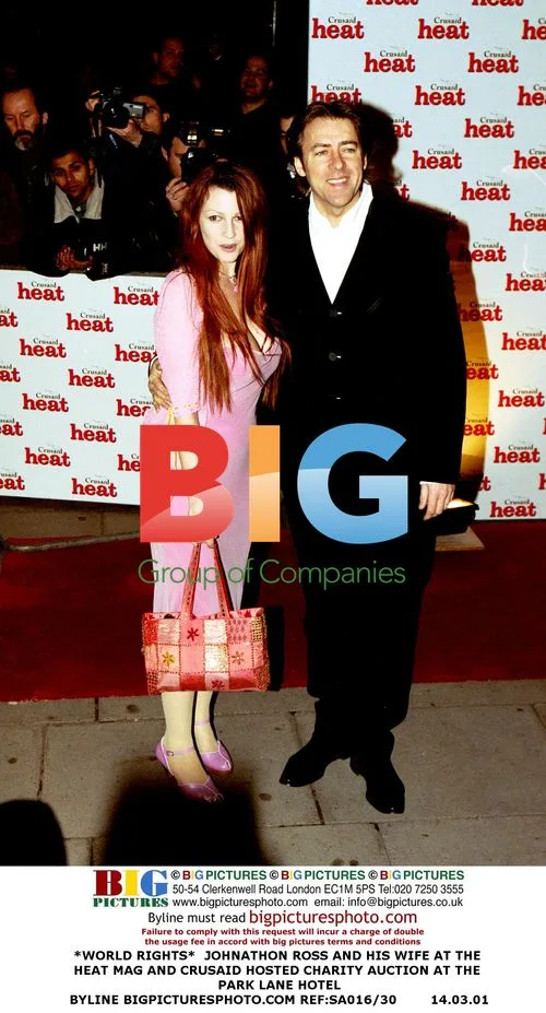 Johnathon Ross and Wife at Charity Auction