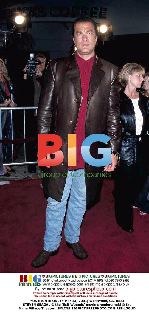 Steven Seagal at 'Exit Wounds' Premiere