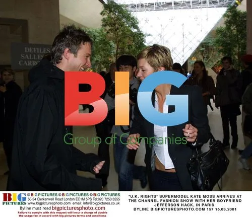 Kate Moss arrives at Channel show with boyfriend