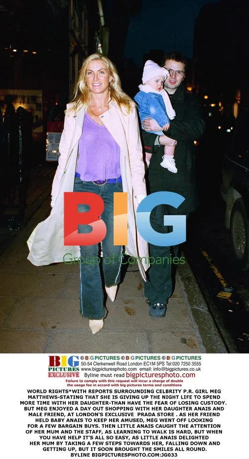 Meg Matthews and Daughter Anais Go Shopping
