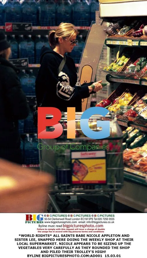 Nicole Appleton and sister Lee shopping