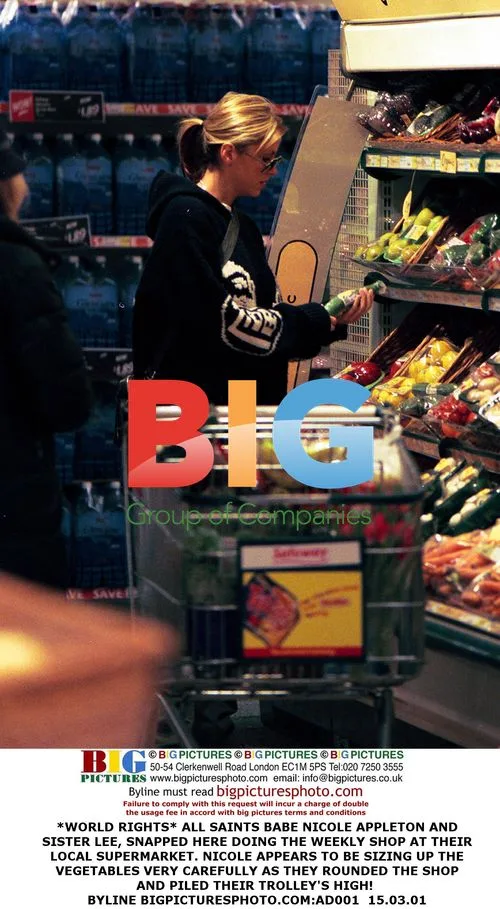 Nicole Appleton Grocery Shopping