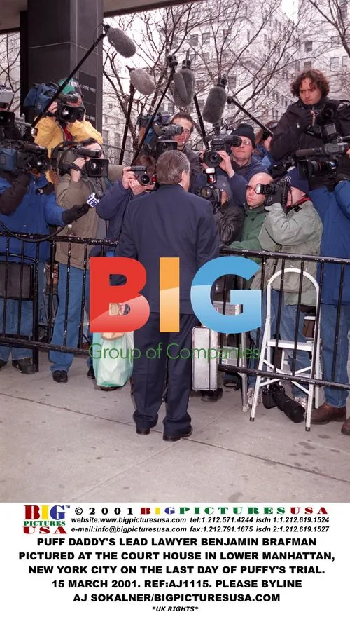 Puff Daddy's Lawyer at Courthouse