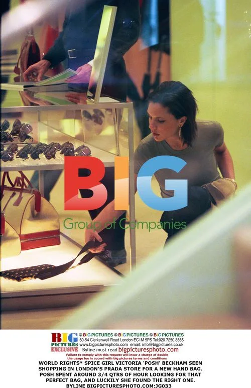 Victoria "Posh" Beckham Shopping at Prada