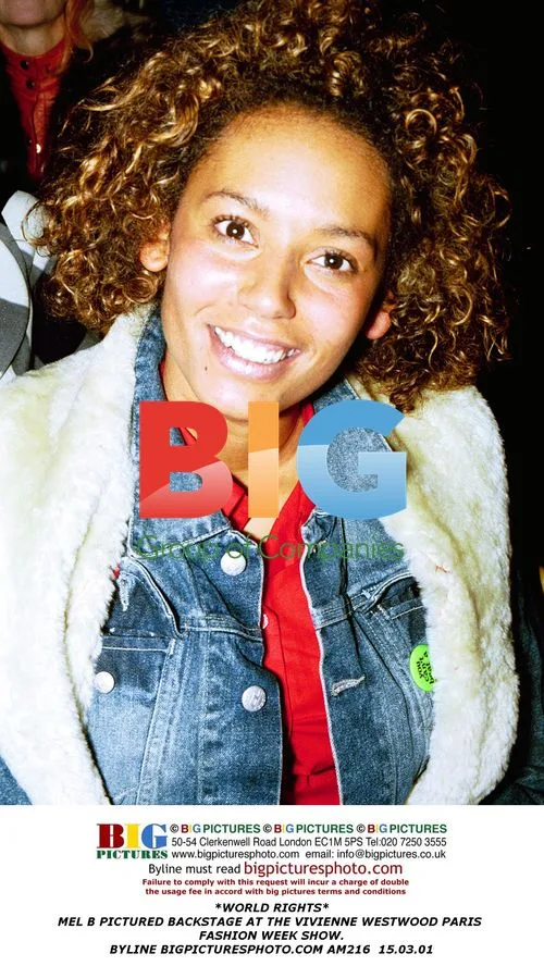 Mel B at Vivienne Westwood Fashion Show
