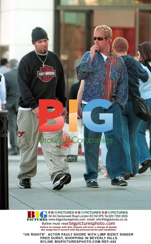 Pauly Shore and Fred Durst Shopping in Beverly Hills