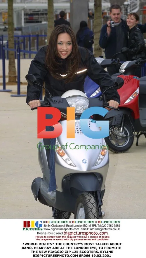 Hear'say Promote Piaggio Zip 125 Scooters