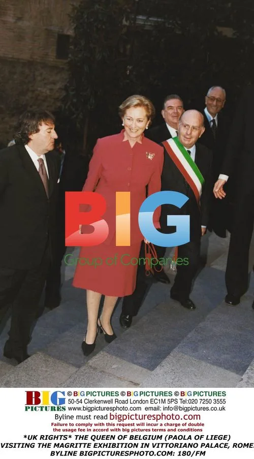 Queen of Belgium Visits Magritte Exhibition in Rome