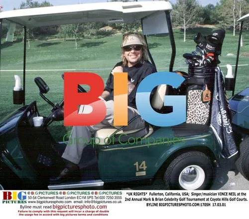 Vince Neil at Mark & Brian Celebrity Golf Tournament