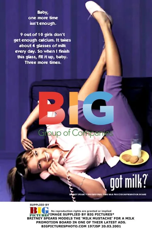 Britney Spears Milk Mustache Modeling