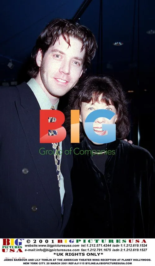James Barbour and Lily Tomlin at Theater Wing Reception