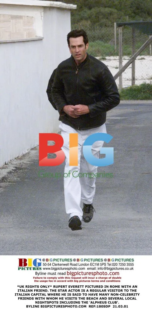 Rupert Everett Spotted in Rome
