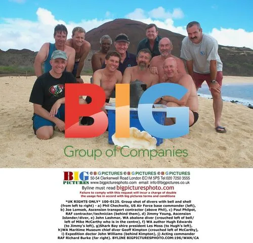 Group shot of divers at Ascension Island