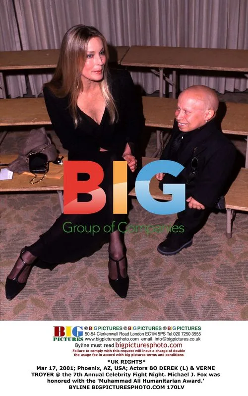 Bo Derek & Verne Troyer at 7th Annual Celebrity Fight Night