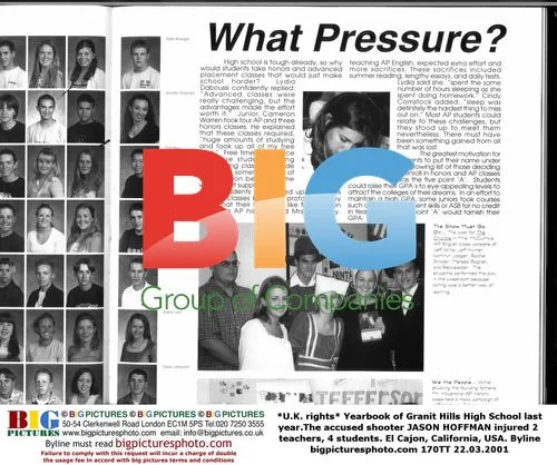 Yearbook of Granite Hills High School Shooting