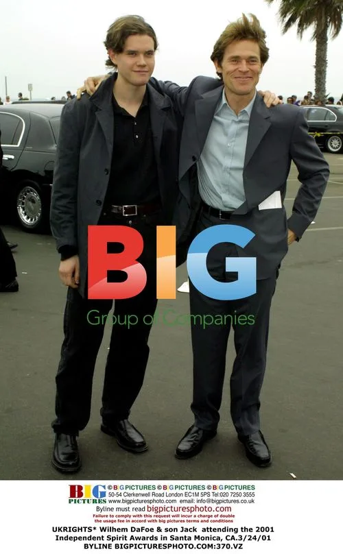 Wilhem DaFoe and son Jack at 2001 Spirit Awards